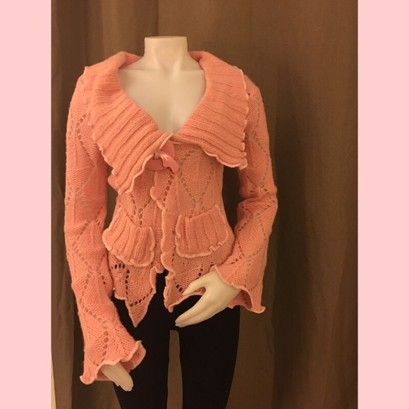 felicity Sweaters - Sold❌❌❌New pink sweater cardigan removable button
